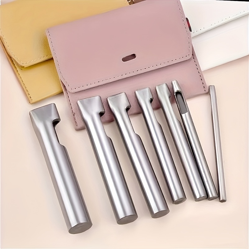 Leatherworking Equipment - 5pcs Leather Oblong Belt Hole Puncher