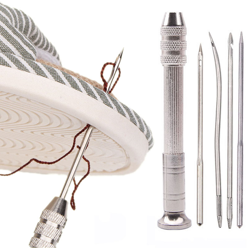 Leatherworking Equipment - Leather Sewing Awl Set Replaceable Multifunctional