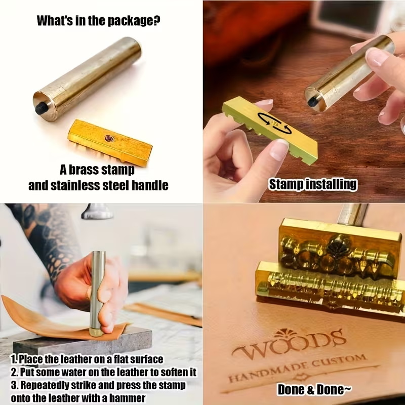 Custom Leather Stamp, M8 Perso - Leatherwork Embossing recension och pris
