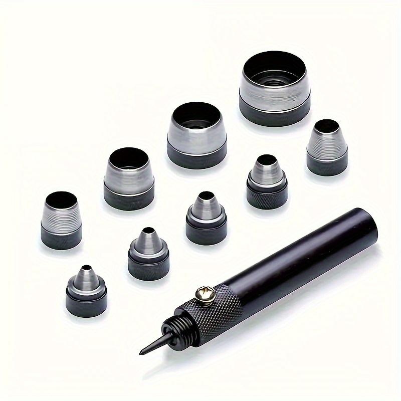 10Pcs Hollow Punch Set Heavy‑D - Leather Work Organiser recension och pris