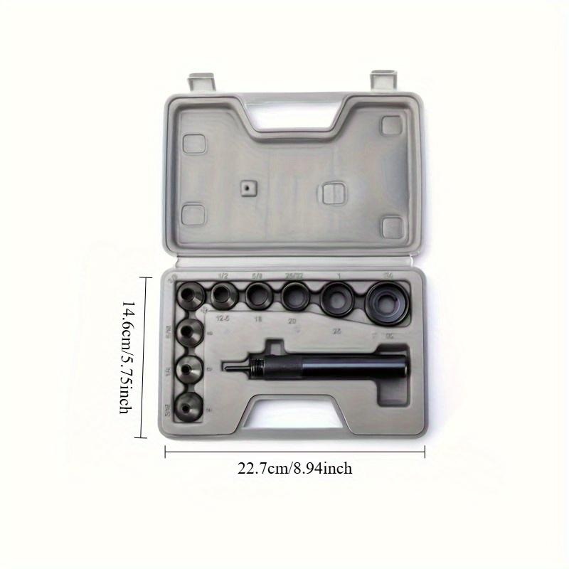 10Pcs Hollow Punch Set Heavy‑D - Leather Work Organiser recension och pris