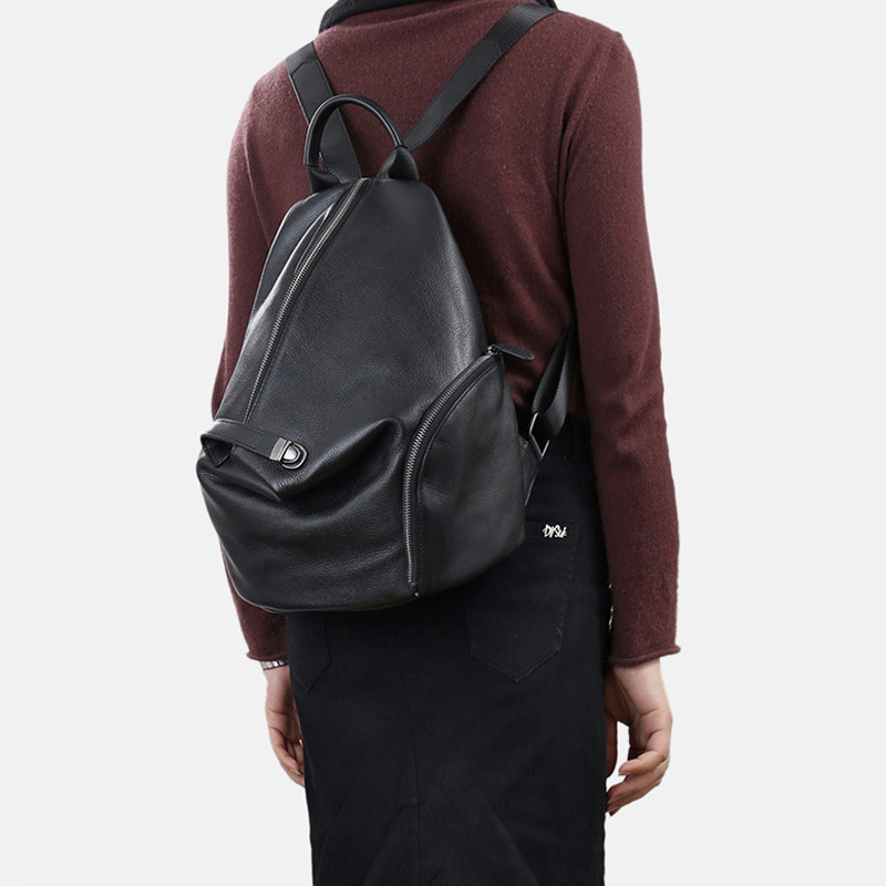 Zency Women's Genuine Leather  - Leather Work Backpack recension och pris