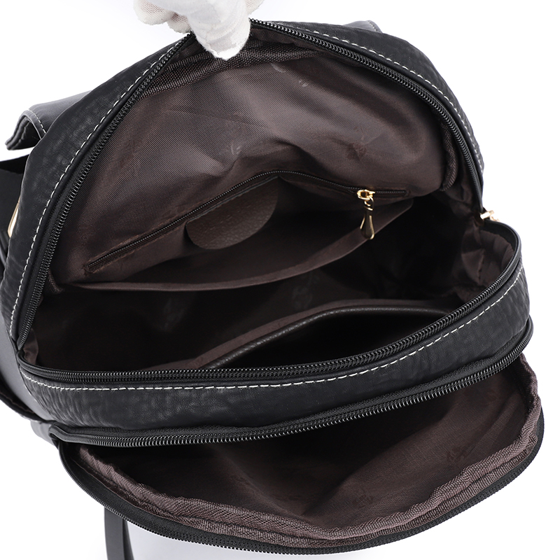 Fashion Backpacks Female High  - Leather Work Backpack recension och pris