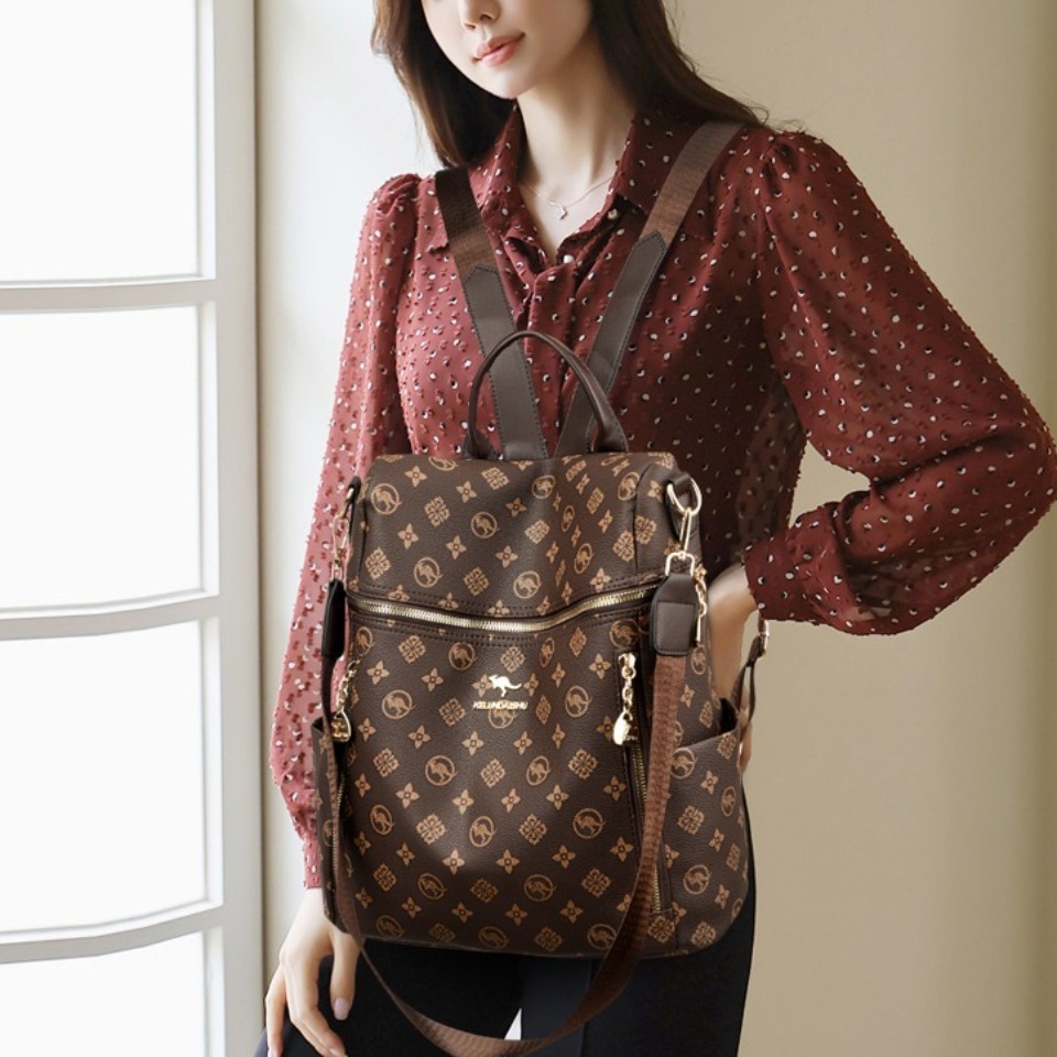 Genuine Brand Women's Soft Lea - Leather Work Backpack recension och pris