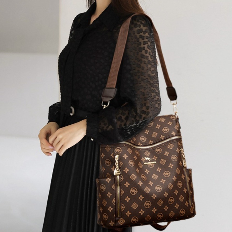 Genuine Brand Women's Soft Lea - Leather Work Backpack recension och pris