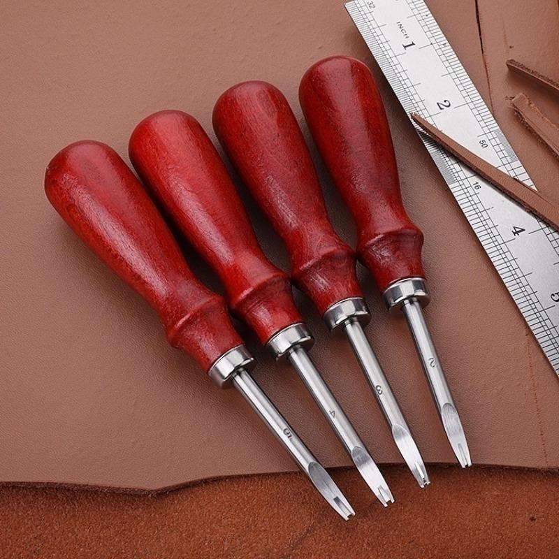 Beech Handle Leather Trimming  - Leatherworking Equipment recension och pris
