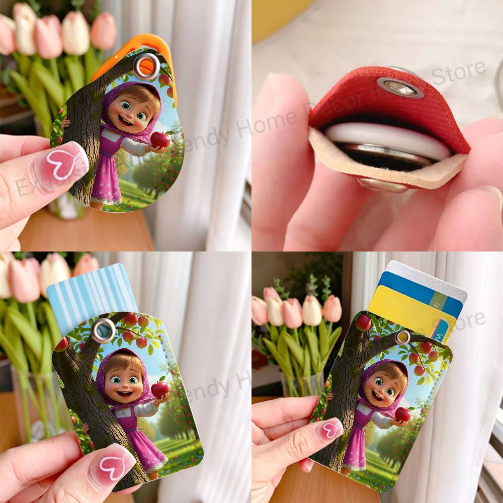 Cute M-Masha And Bears Holder  - Leather Work Is recension och pris