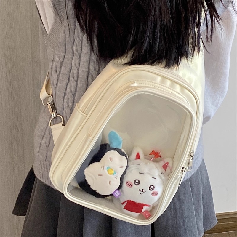 JIAERDI Anime Ita Bag Fits 20c - Leather Work Backpack recension och pris
