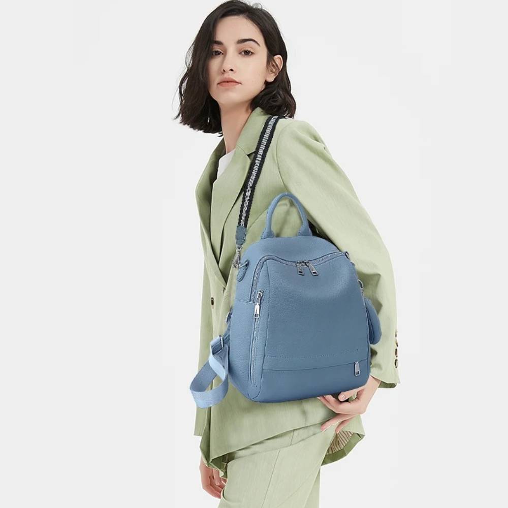 Zency Women's Genuine Leather  - Leather Work Backpack recension och pris