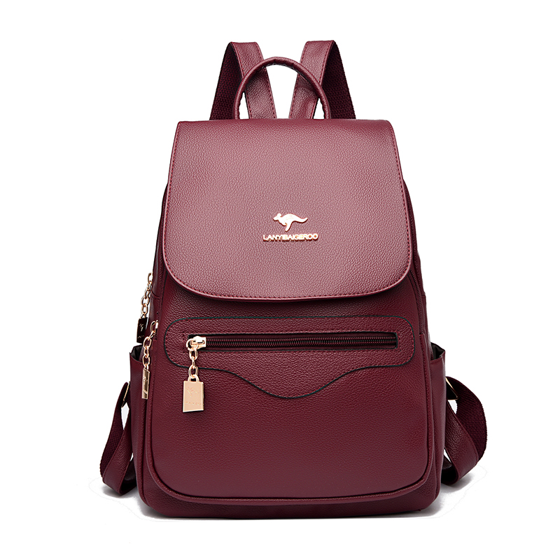 2026 NEW Women High Quality Le - Leather Work Backpack recension och pris