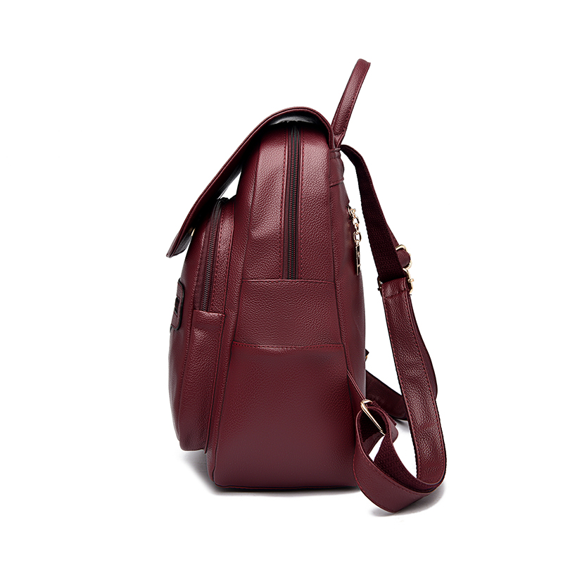 2026 NEW Women High Quality Le - Leather Work Backpack recension och pris