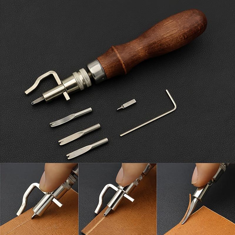 7 In 1 Leather GrooverTool,Pro - Leatherwork Edge Beveler recension och pris