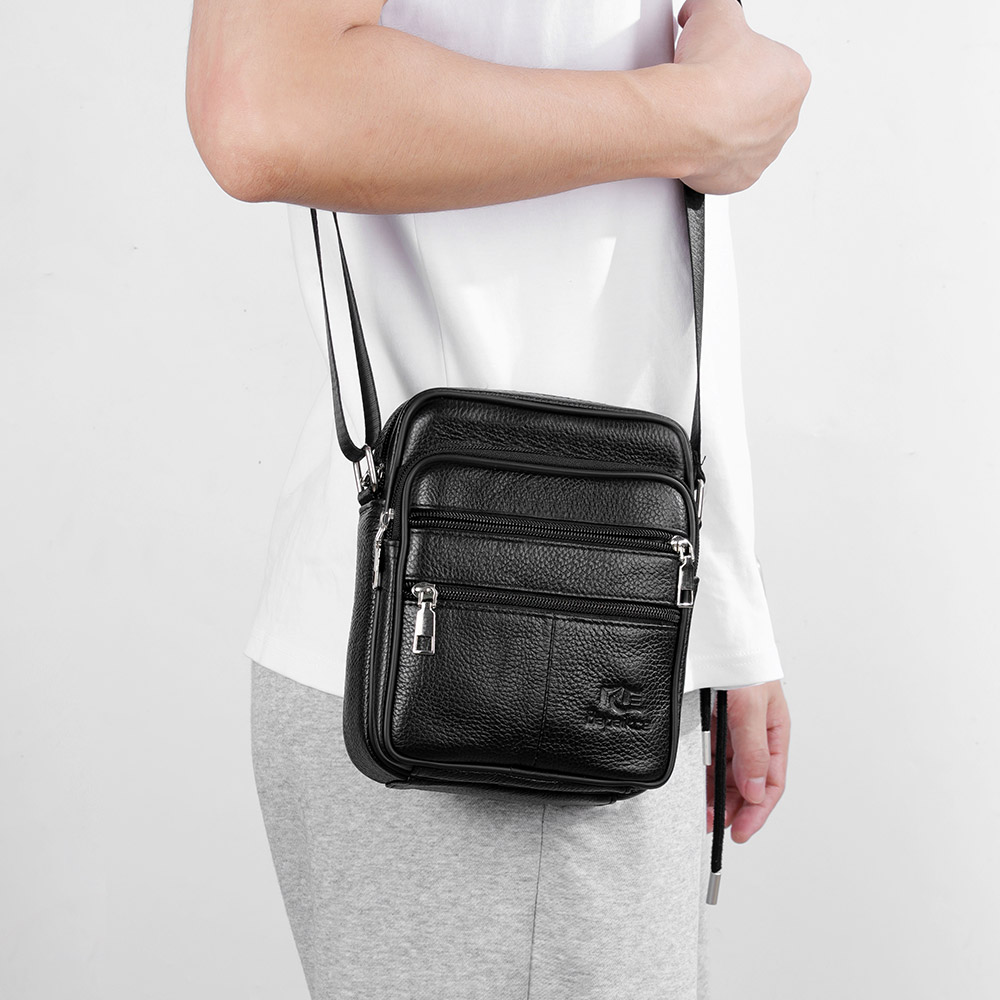 Men's Shoulder Bag Business Ca - Leather Work Bag Men recension och pris