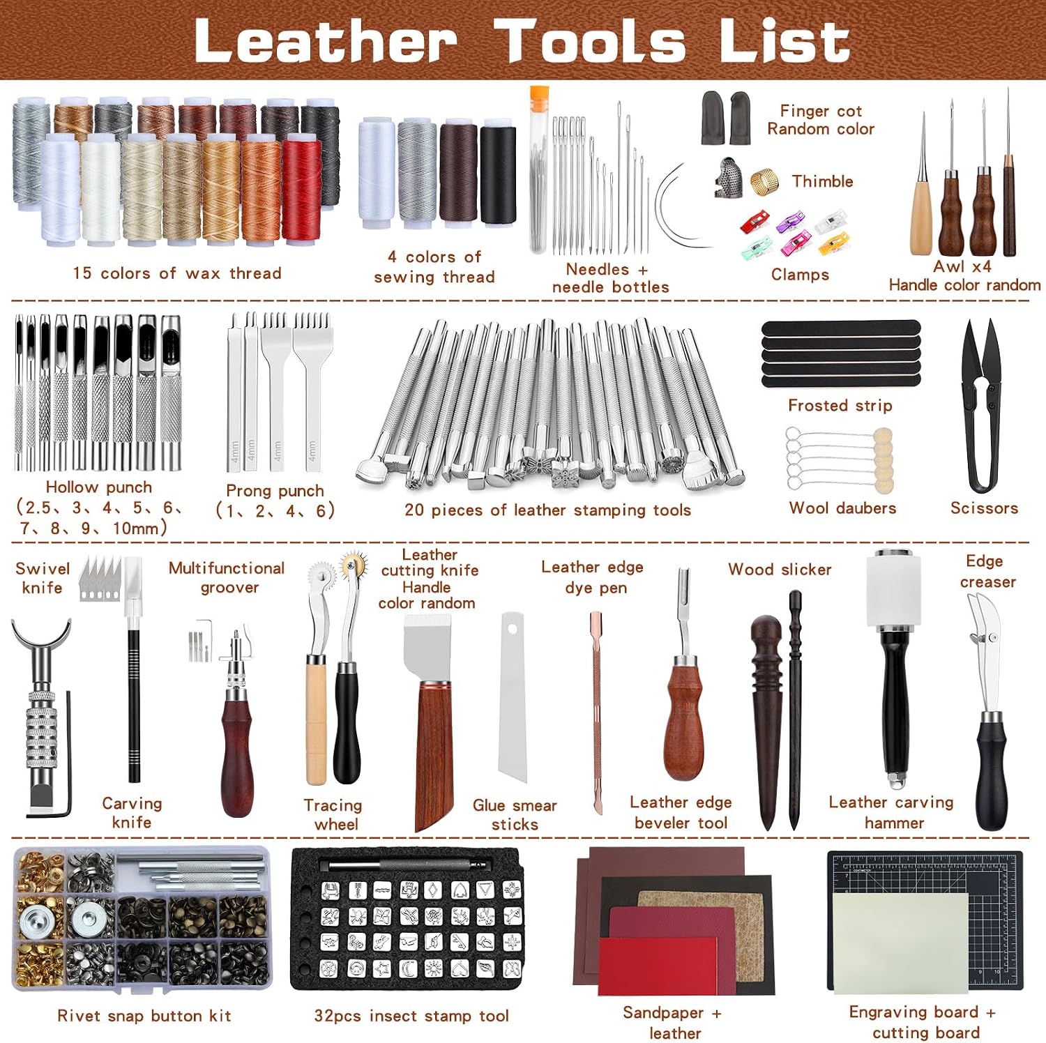 Leather Tooling Kit Leather Cr - Leather Work Is recension och pris