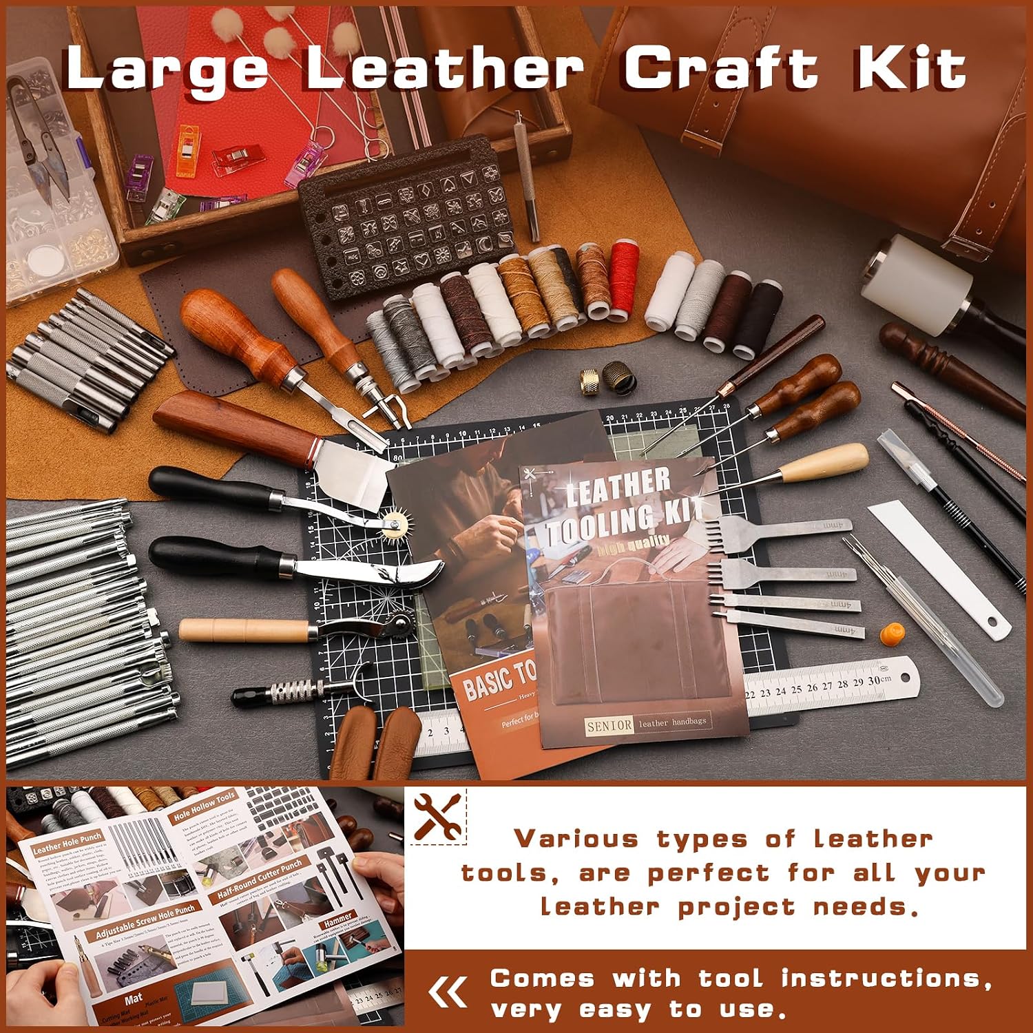 Leather Tooling Kit Leather Cr - Leather Work Is recension och pris