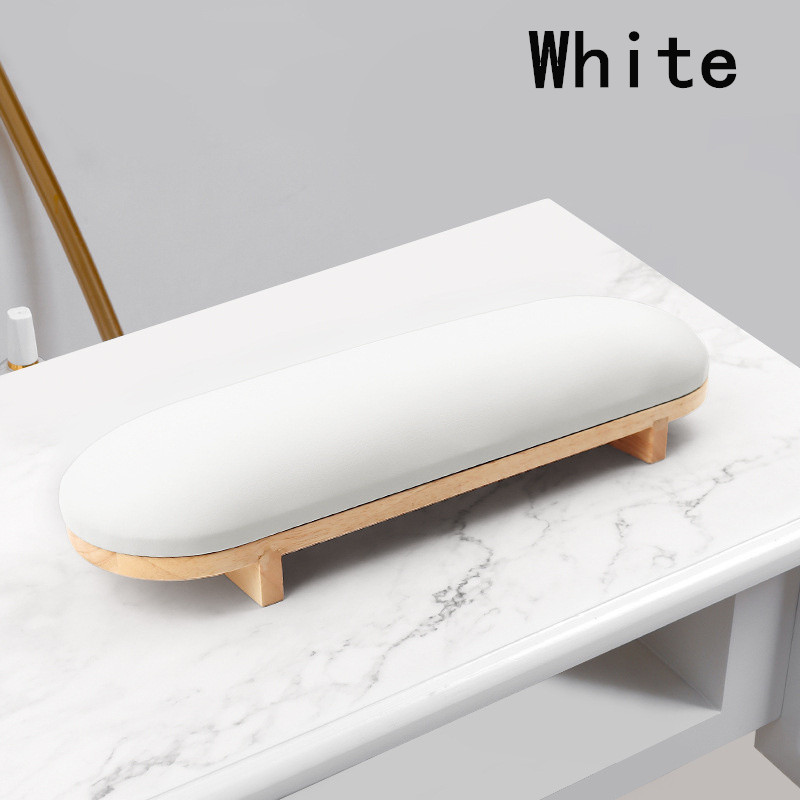 1PC White PU Leather Nail Art  - Leatherwork Desk recension och pris
