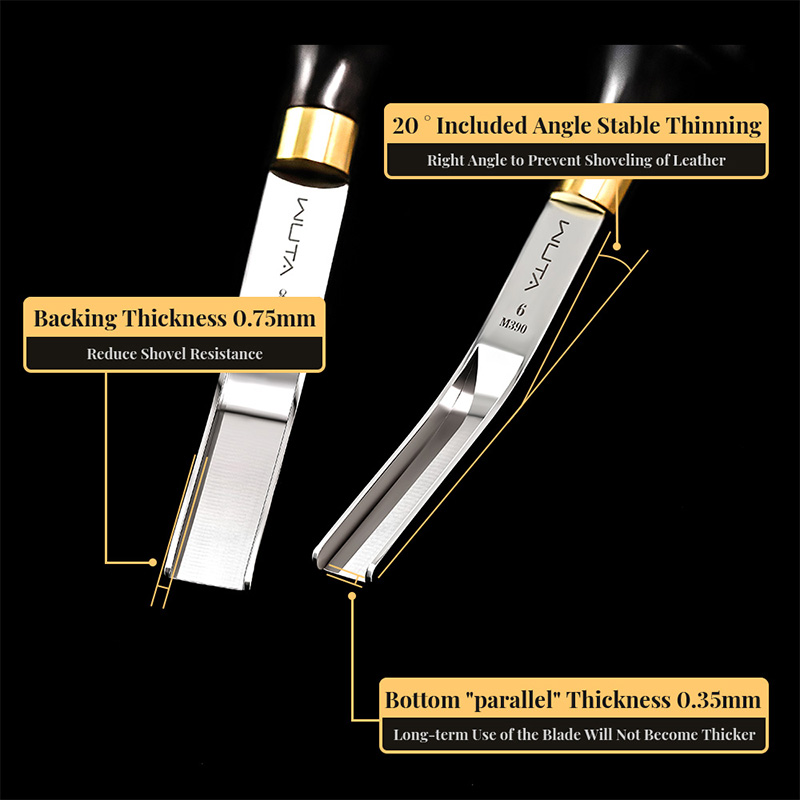 WUTA Professional Wide Edger S - Skiver Leather Thin recension och pris