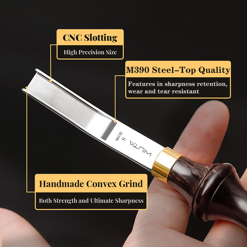WUTA Professional Wide Edger S - Skiver Leather Thin recension och pris