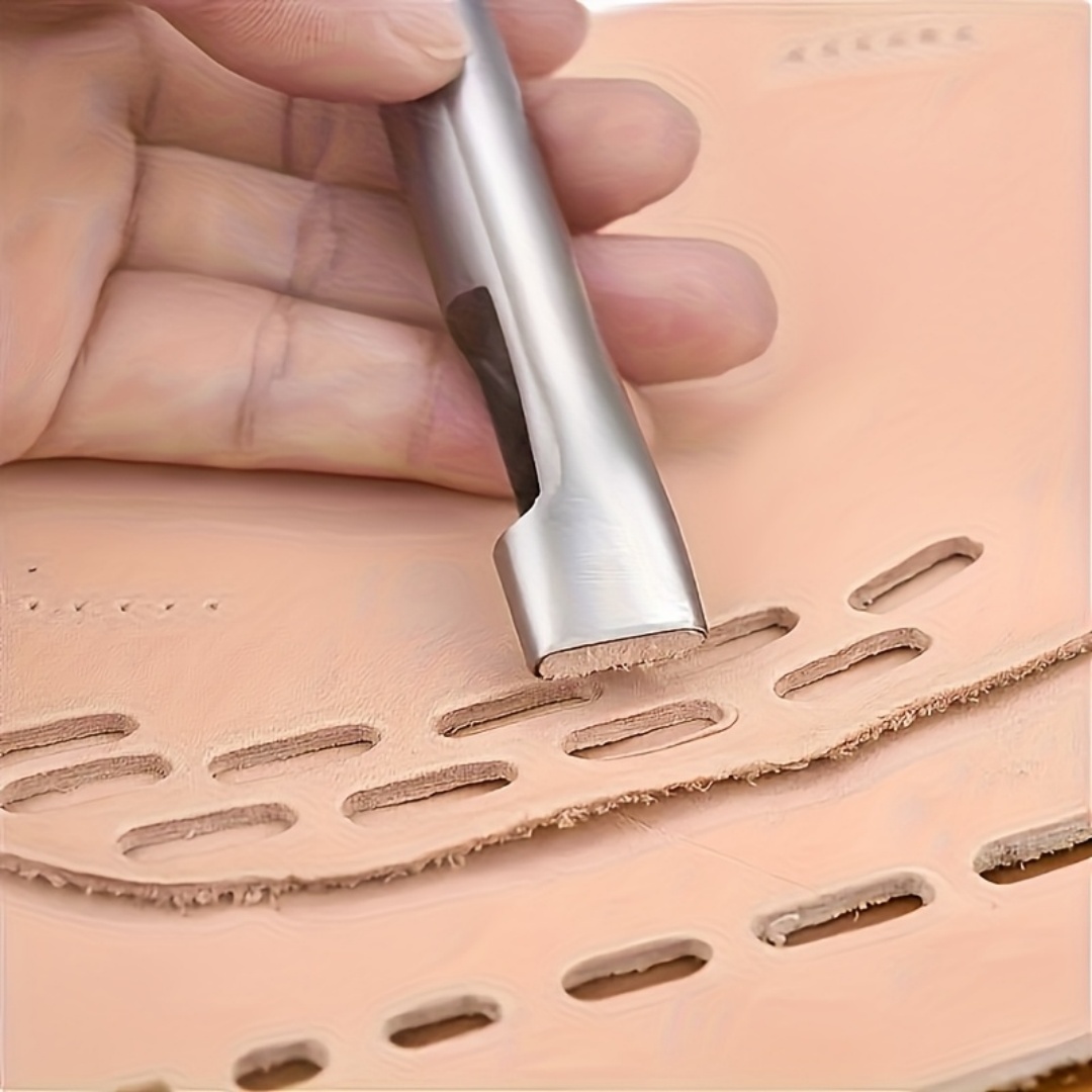 5pcs Leather Oblong Belt Hole  - Leatherworking Equipment recension och pris