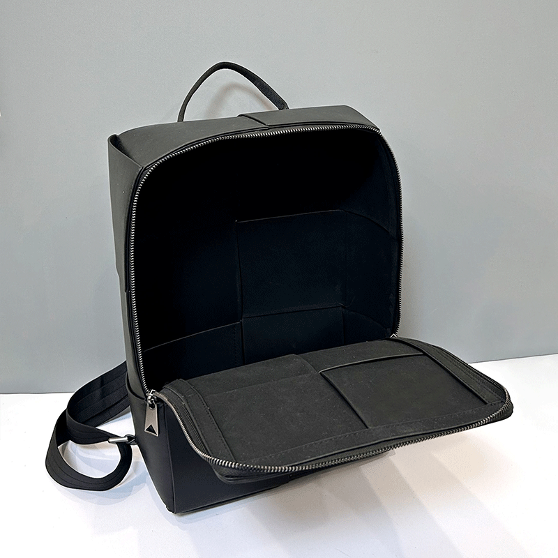 Fashionable Large Capacity Lea - Leather Work Backpack recension och pris