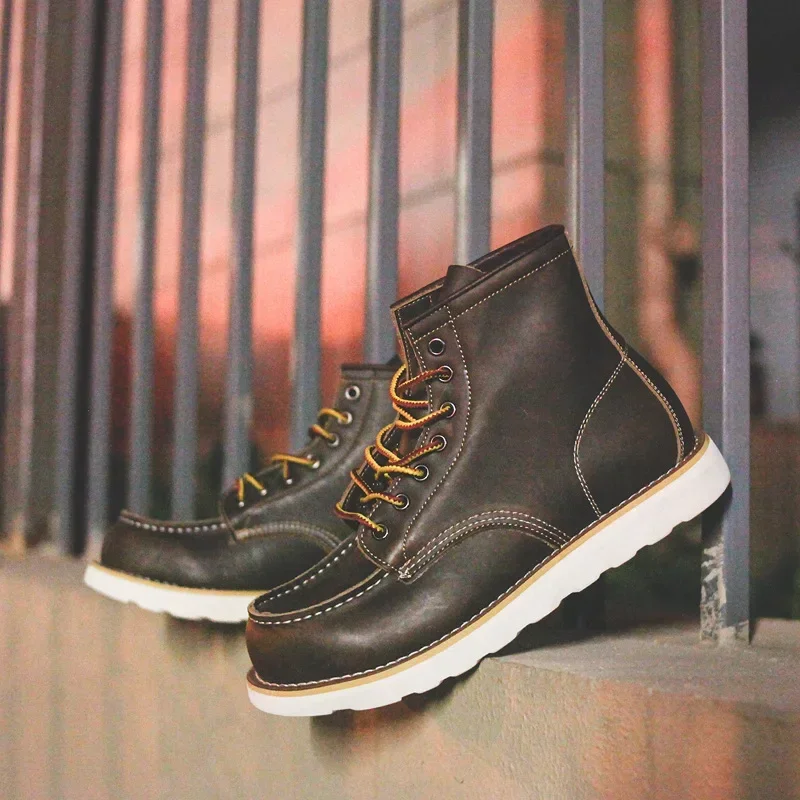 Genuine Leather Men's Boots Vi - Leather Work Organiser recension och pris
