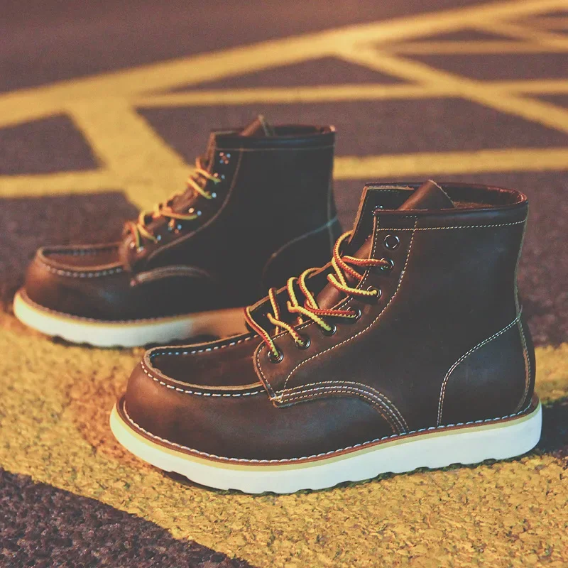 Genuine Leather Men's Boots Vi - Leather Work Organiser recension och pris