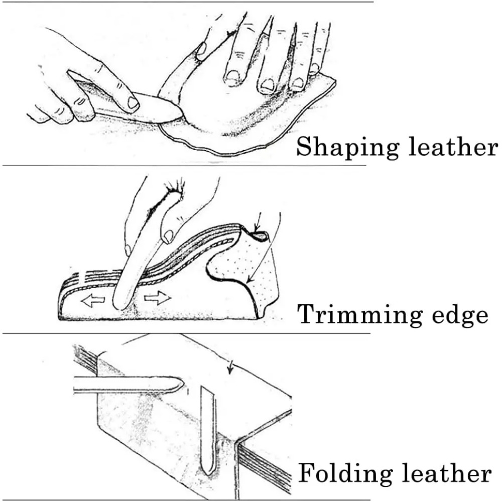 Leather Craft Edge Burnishing  - Leather Work Organiser recension och pris