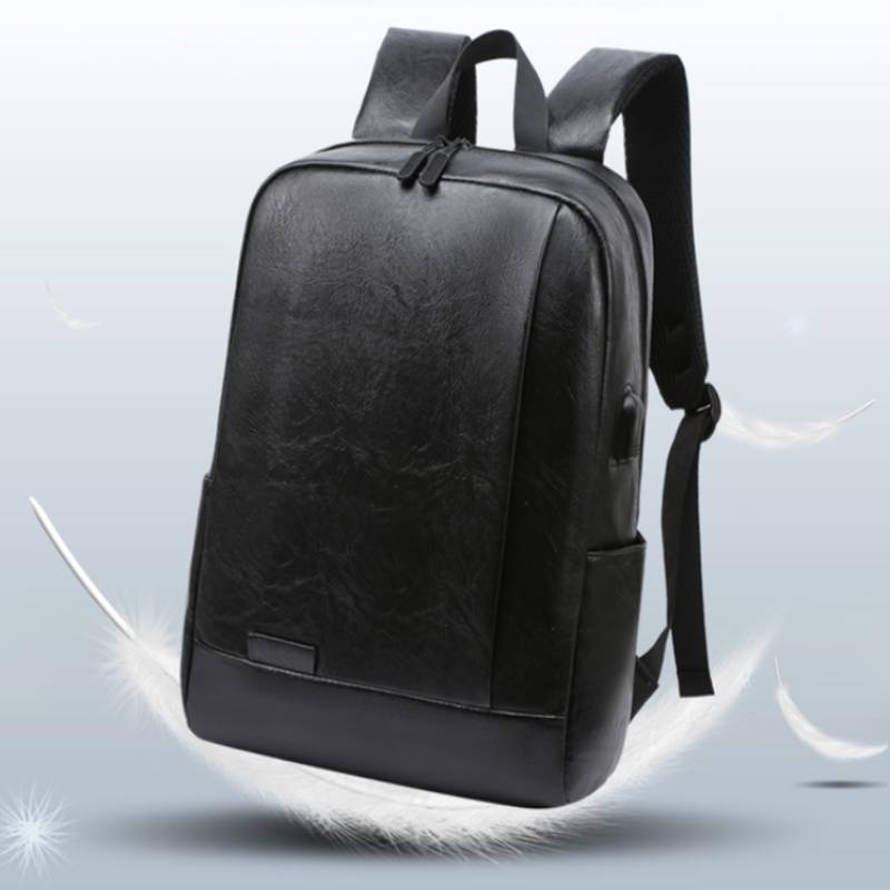 Men Fashionable Backpack PU Le - Leather Work Backpack recension och pris