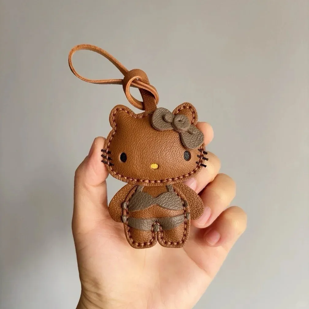 Cartoon Sweet Leather Bag Pend - Leather Work Backpack recension och pris