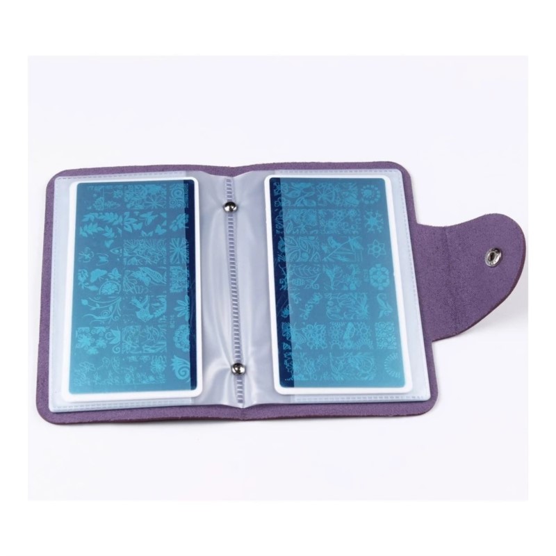 1Pcs Large Rectangular Nail Ar - Leatherwork Embossing recension och pris